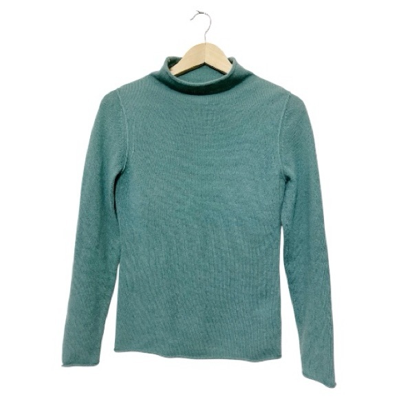 Nicole Miller Teal 100% Cashmere Women's Sweater - Size XS - Picture 1 of 4